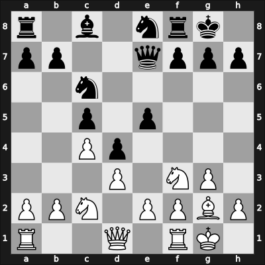 1955 Argentina – Round 13 – Behrensen, Jorge – 1/2-1/2 – Sanguinetti Lopez, Jose Pablo – G94