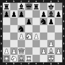 1955 Argentina – Round 14 – Najdorf, Miguel – 1-0 – Palermo, Vicente – G98