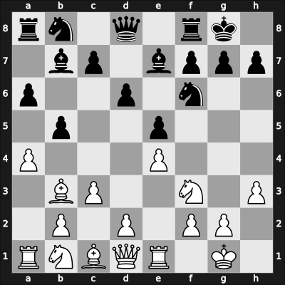 1955 Argentina – Round 18 – Laurencena Lopez, Gustavo Adrian – 1/2-1/2 – Shocron, Ruben – G132