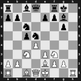 1955 Budapest – Round 1 – Weinberger, Tibor – 1/2-1/2 – Gereben, Erno – G2