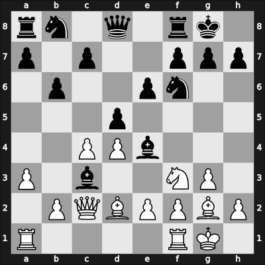 1955 Budapest – Round 1 – Gereben, Erno – 1/2-1/2 – Erdy, Bela – G4