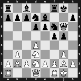 1955 Budapest – Round 1 – Kluger, Gyula – 0-1 – Weinberger, Tibor – G20