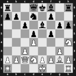 1955 Budapest – Round 1 – Tipary, Lajos – 1/2-1/2 – Pogats, Jozsef Jr. – G22