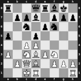 1955 Budapest – Round 1 – Navarovszky, Laszlo – 0-1 – Weiss, Florian – G35