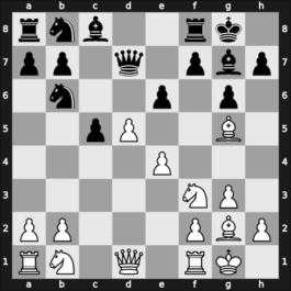 1955 Budapest – Round 1 – Kluger, Gyula – 1-0 – Grob, Henry – G39