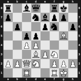 1955 Budapest – Round 1 – Erdy, Bela – 0-1 – Negyesy, Gyorgy – G44