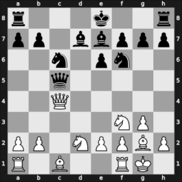 1955 Budapest – Round 1 – Gereben, Erno – 1-0 – Kluger, Gyula – G45