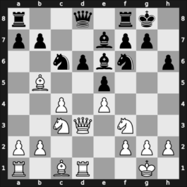 1955 Budapest – Round 1 – Tapaszto Binet, Laszlo – 0-1 – Barczay, Laszlo – G49