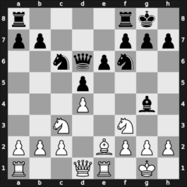 1955 Budapest – Round 1 – Meszaros T., Laszlo – 1/2-1/2 – Tipary, Lajos – G59