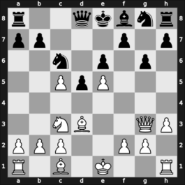 1955 Budapest – Round 1 – Barczay, Laszlo – 0-1 – Tipary, Lajos – G61