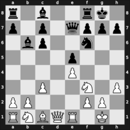 1955 Budapest – Round 1 – Barczay, Laszlo – 0-1 – Honfi, Gyorgy – G76