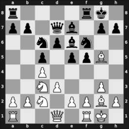1955 Budapest – Round 1 – Barczay, Laszlo – 1/2-1/2 – Meszaros T., Laszlo – G83
