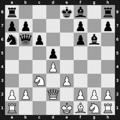 1955 Budapest – Round 4 – Petrosian, Tigran A. – 1-0 – Barcza, Gedeon – G89