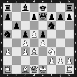 1955 Budapest – Round 7 – Petrosian, Tigran A. – 1-0 – Benko, Pal – G91