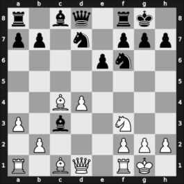 1955 Buenos Aires CA – Round 2 – Pachman, Ludek – 0-1 – Alvarez Martin, Pedro – G17
