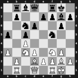 1955 Buenos Aires CA – Round 3 – Sanguineti, Raúl Carlos – 1/2-1/2 – Trifunovic, Petar – G23