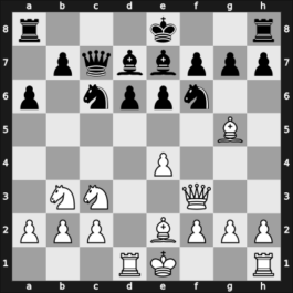 1955 Buenos Aires CA – Round 8 – Sanguineti, Raúl Carlos – 1/2-1/2 – Toran Albero, Roman – G56