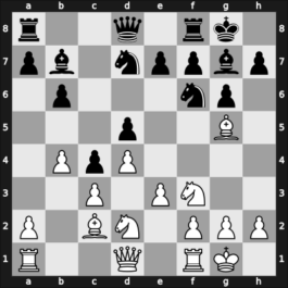 1955 Buenos Aires CA – Round 8 – Trifunovic, Petar – 1/2-1/2 – Panno, Oscar – G58
