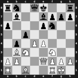 1955 Buenos Aires CA – Round 9 – Bisguier, Arthur B – 1/2-1/2 – Pachman, Ludek – G64