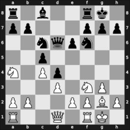 1955 Buenos Aires CA – Round 11 – Pilnik, Herman – 1/2-1/2 – Alvarez Martin, Pedro – G77