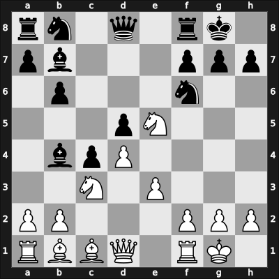 1955 Buenos Aires CA – Round 15 – Panno, Oscar – 1/2-1/2 – Alvarez Martin, Pedro – G107
