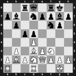 1955 Buenos Aires CA – Round 17 – Guimard, Carlos E – 1/2-1/2 – Alvarez Martin, Pedro – G120