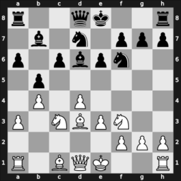 1955 Buenos Aires CA – Round 17 – Gligorić, Svetozar – 1-0 – Sanguineti, Raúl Carlos – G11