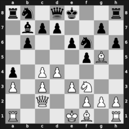 1955 CSR Ch – Round 4 – Pithart, Frantisek – 1/2-1/2 – Alster, Ladislav – G33