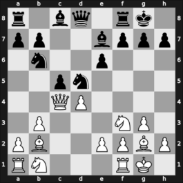 1955 Prague (CSR Ch) – Round 14 – Pithart, Frantisek – 1/2-1/2 – Betak Miroslav – G106