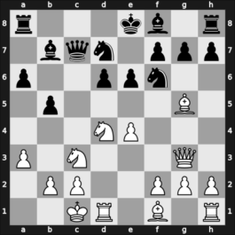 1955 Clare Benedict Cup – Round 2.2 – Alexander, Conol Hugh – 1/2-1/2 – Johner, Hans – G11