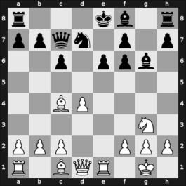 1955 Clare Benedict Cup – Round 3.2 – Paoli, Enrico – 1/2-1/2 – Bhend, Edwin – G18