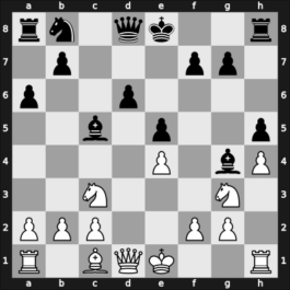 1955 Clare Benedict Cup – Round 4.3 – Blau, Max – 0-1 – Prins, Lodewijk – G29