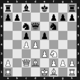 1955 Corr ch-SU – Round 1 – Dubinin, Peter – 1-0 – Evdokimov – G5
