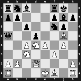1955 DDR Ch 06th – Round 7 – Tiemann, Hagen – 0-1 – Elstner, Rudolf – G33