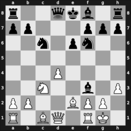 1955 DDR Ch U18 – Round 8 – Zinn, Lothar – 1-0 – Nitsche, Werner – G13