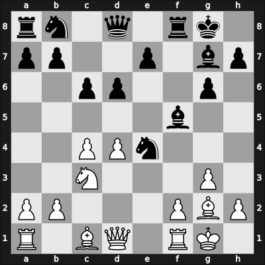 1955 DDR-DEN – Round 2.10 – Korning, Peter – 1/2-1/2 – Liebert, Heinz – G7