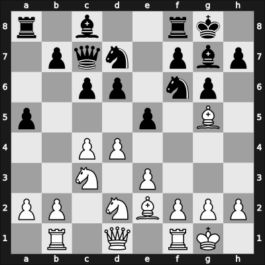 1955 Erfurt – Round 1 – Fuchs, Reinhart – 1/2-1/2 – Dworzynski, Roman – G6