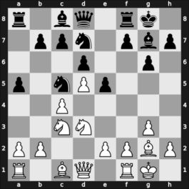 1955 Erfurt – Round 1 – Franz, Joachim – 1/2-1/2 – Dworzynski, Roman – G17