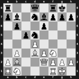 1955 Erfurt – Round 8 – Fuchs, Reinhart – 1/2-1/2 – Balanel, Ion – G48