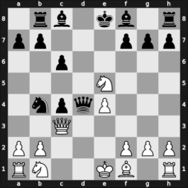 1955 Erfurt – Round 10 – Balanel, Ion – 1/2-1/2 – Bely, Matthieu – G61