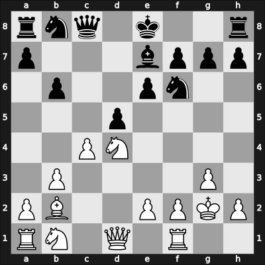 1955 Erfurt – Round 11 – Uhlmann, Wolfgang – 1-0 – Balanel, Ion – G67