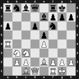 1955 Erfurt – Round 12 – Dworzynski, Roman – 1/2-1/2 – Kolarov, Atanas S. – G73