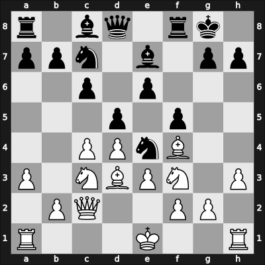 1955 Gecsei Memorial – Round 1 – Negyesy, Gyorgy – 1/2-1/2 – Jenei, Ferenc – G2