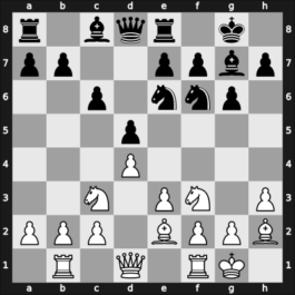 1955 Gecsei Memorial – Round 4 – Jenei, Ferenc – 1/2-1/2 – Bereczki, Peter – G14