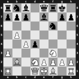 1955 Gecsei Memorial – Round 6 – Negyesy, Gyorgy – 1-0 – Magyar, Gyula – G20