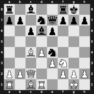 1955 Gecsei Memorial – Round 8 – Jenei, Ferenc – 0-1 – Flesch, Janos – G27