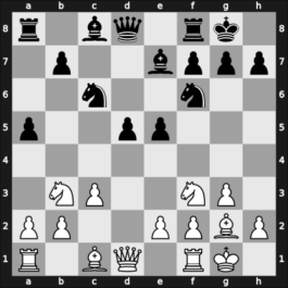 1955 Gecsei Memorial – Round 8 – Ivanfi, Kalman – 0-1 – Hajtun, Jozsef – G28