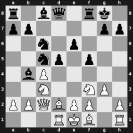 1955 Gecsei Memorial – Round 9 – Koehler, Sandor – 0-1 – Negyesy, Gyorgy – G30