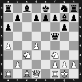 1955 Gothenburg Interzonal – Round 9 – Bronstein, David I – 1-0 – Geller, Efim P – G84