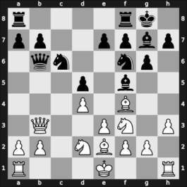 1955 Gothenburg Interzonal – Round 13 – Bisguier, Arthur B – 0-1 – Geller, Efim P – G120